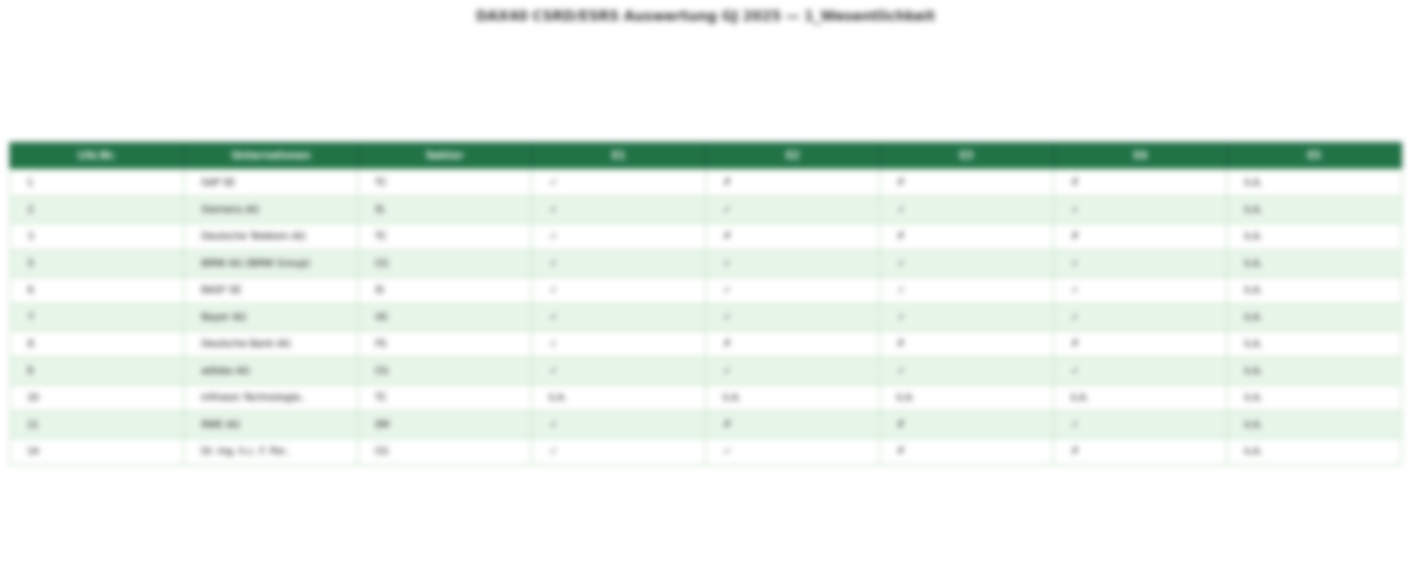 Wesentlichkeit GJ 2025